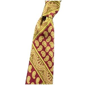 Vintage Jean Patou Luxury Tie Brocade Paisley Silk Necktie France 59" x 3.5"